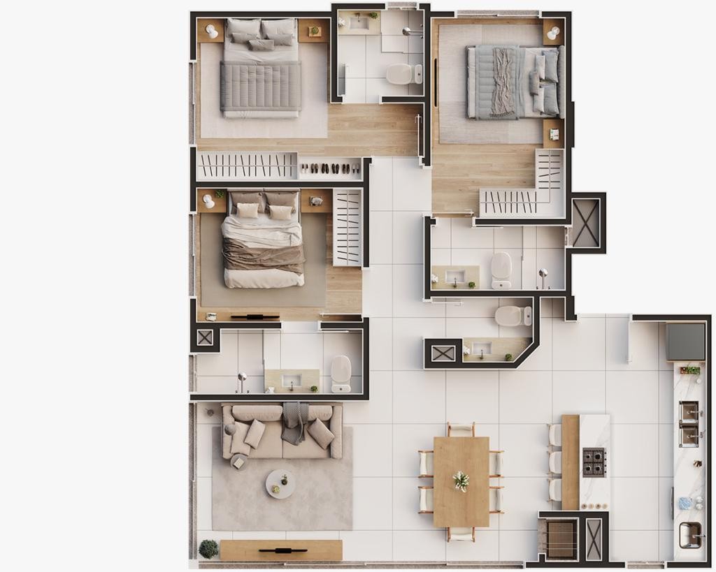 Imagem do imóvel Apartamento 3 dormitórios à venda, Centro em Capão Da Canoa referência 811